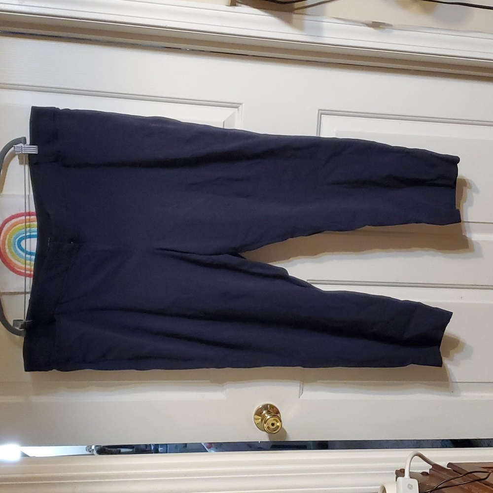 Lane Bryant the Allie crop trouser in navy size 28R